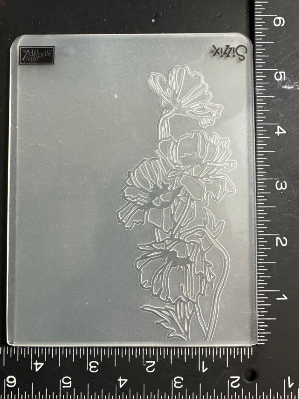 Stampin Up! Sizzix Embossing Folder Flower Garden